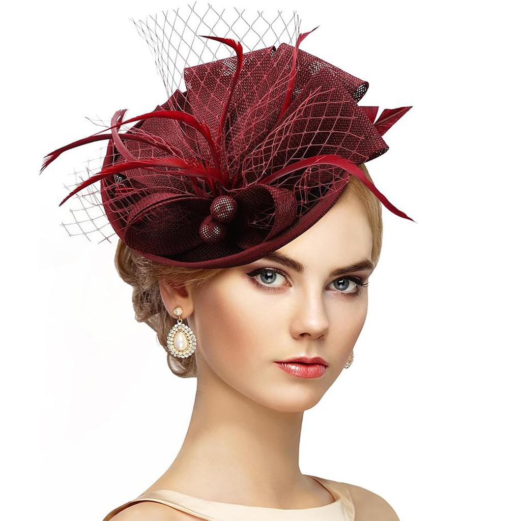 Art Deco Style Linen Hat With Short Brim For Vintage Fashion And Gatherings