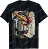 Japanese Mecha Robot Head Vintage Anime for Unisex Boys Kids Fashion Casual Funny TShirt S6XL Summer