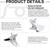 Protable Flexible Camera Clamp Mount Baby Monitor Camera Holder Stand Webcam Monitor Punch-free Bendable Bracket Base With Clip
