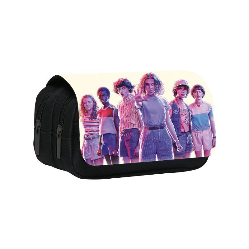 Dvouvrstvý penál Stranger Things s velkou kapacitou pro studenty a do kanceláře