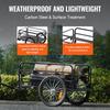 Bike Cargo Trailer, 72.5 Kg Load Capacity, Heavy-Duty Bicycle Wagon Cart, Foldable Compact Storage & Quick Release with Universal Hitch, 40.6 Cm