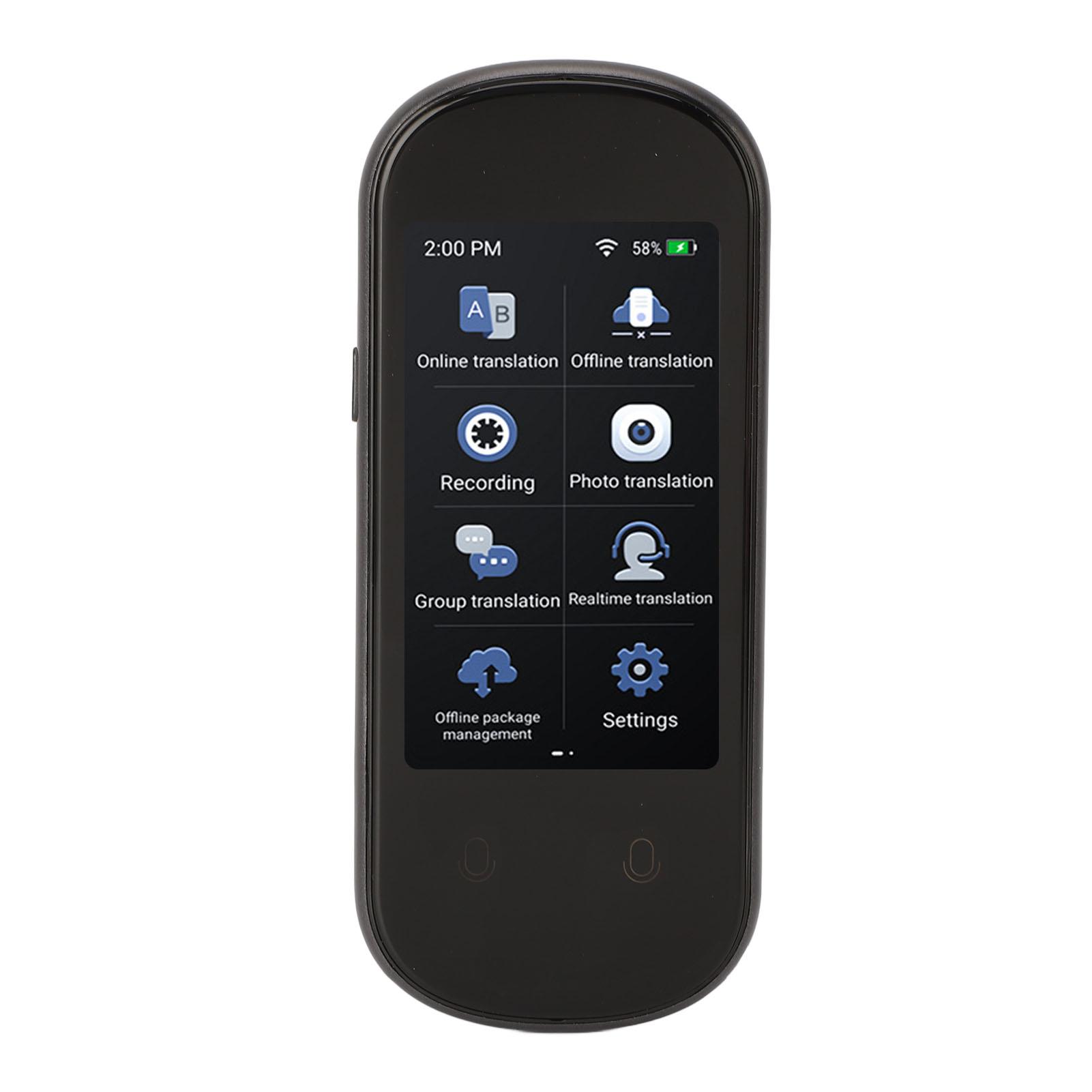 

Устройство для перевода на 138 языков, онлайн-перевод фотографий, 3,1-дюймовый сенсорный экран HD, 1200 мАч