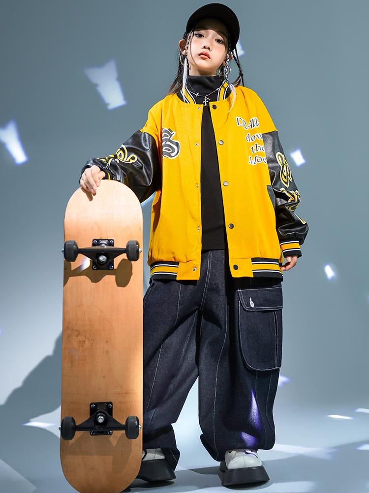 Barnens Hip Hop Dansdräkt: Trendigt Streetwear Byxset för Pojkar & Flickor