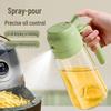 Glass Oil Sprayer & Pourer - 2-in-1 Non-stick Kitchen Oil Bottle