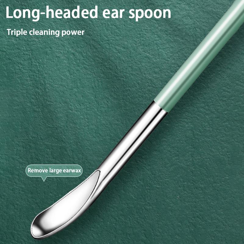 6PCS Ear Cleaning Tool Set Ear Cleaner Spoon Kit Health Care Earpick for Efficient Wax Removal for Adults and Kids