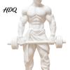Iron Master Statue 3D Printed Muscle Man Ornament Fitness-Themed Sculpture for Bodybuilders