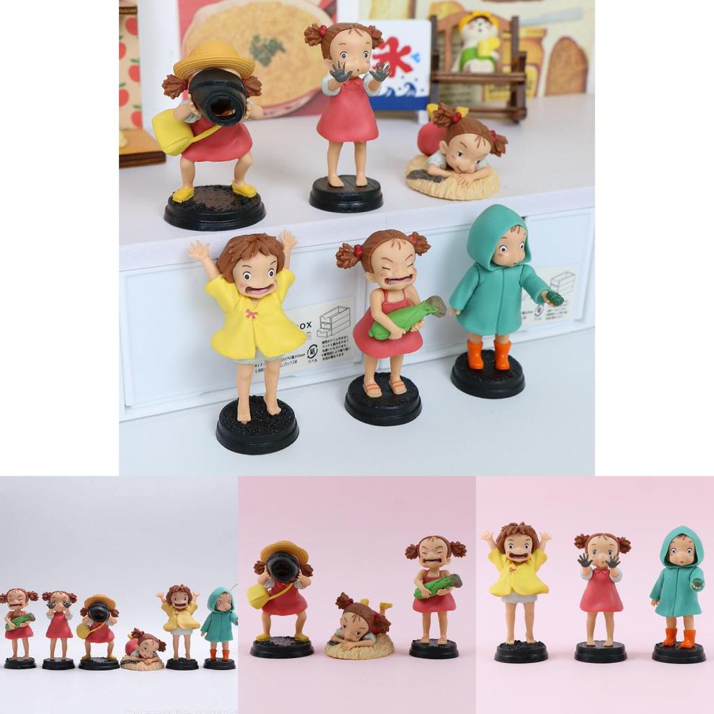 Entzückendes Ponyo und Sosuke Niedliches Figurenset Sammlerstück PVC Schreibtischdeko Geschenk für Frauen