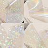 6/10 Rolls Laser Starry Sky Transfer Foils Aurora Glass Paper Foil Nail Sticker For Gel & Cat Eye Polish Transfer Decals DIY Nai