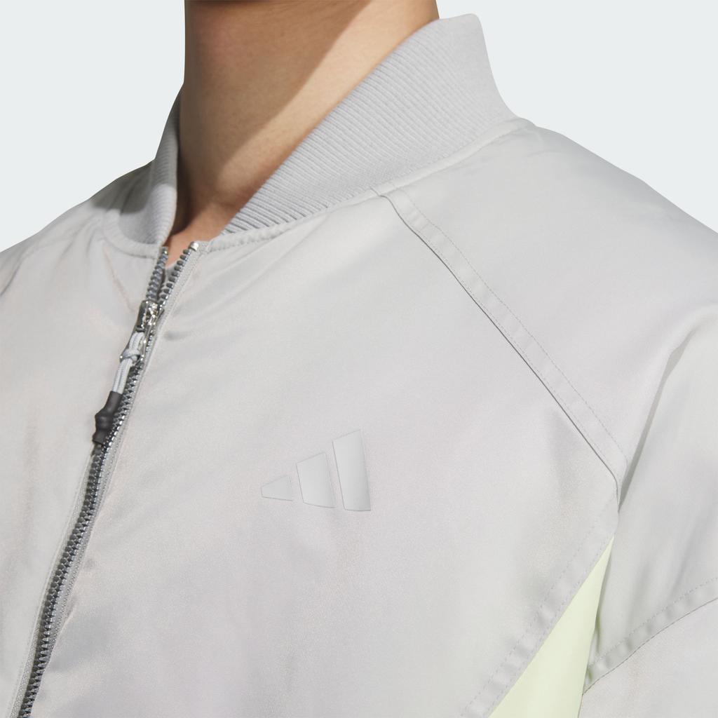 Adidas Puffer Jacket Men's Concrete Gray JI6847