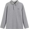 Boys' Antibacterial Long-Sleeve Polo T-Shirt