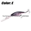 Deep Diving Bionic Minnow Lure Set - Floating Hard Artificial Bait for Long Cast Fishing
