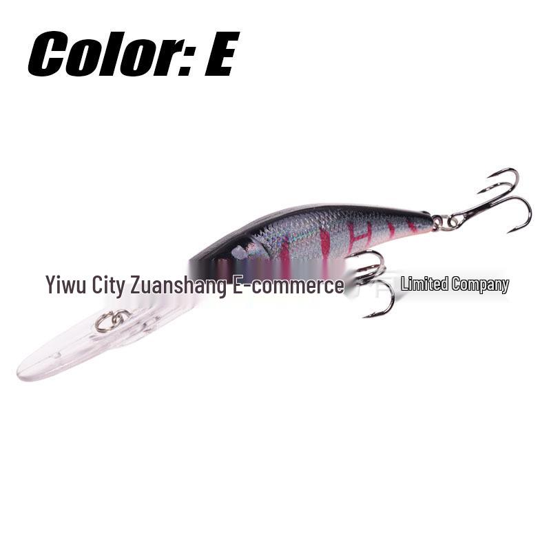 Deep Diving Bionic Minnow Lure Set - Floating Hard Artificial Bait for Long Cast Fishing