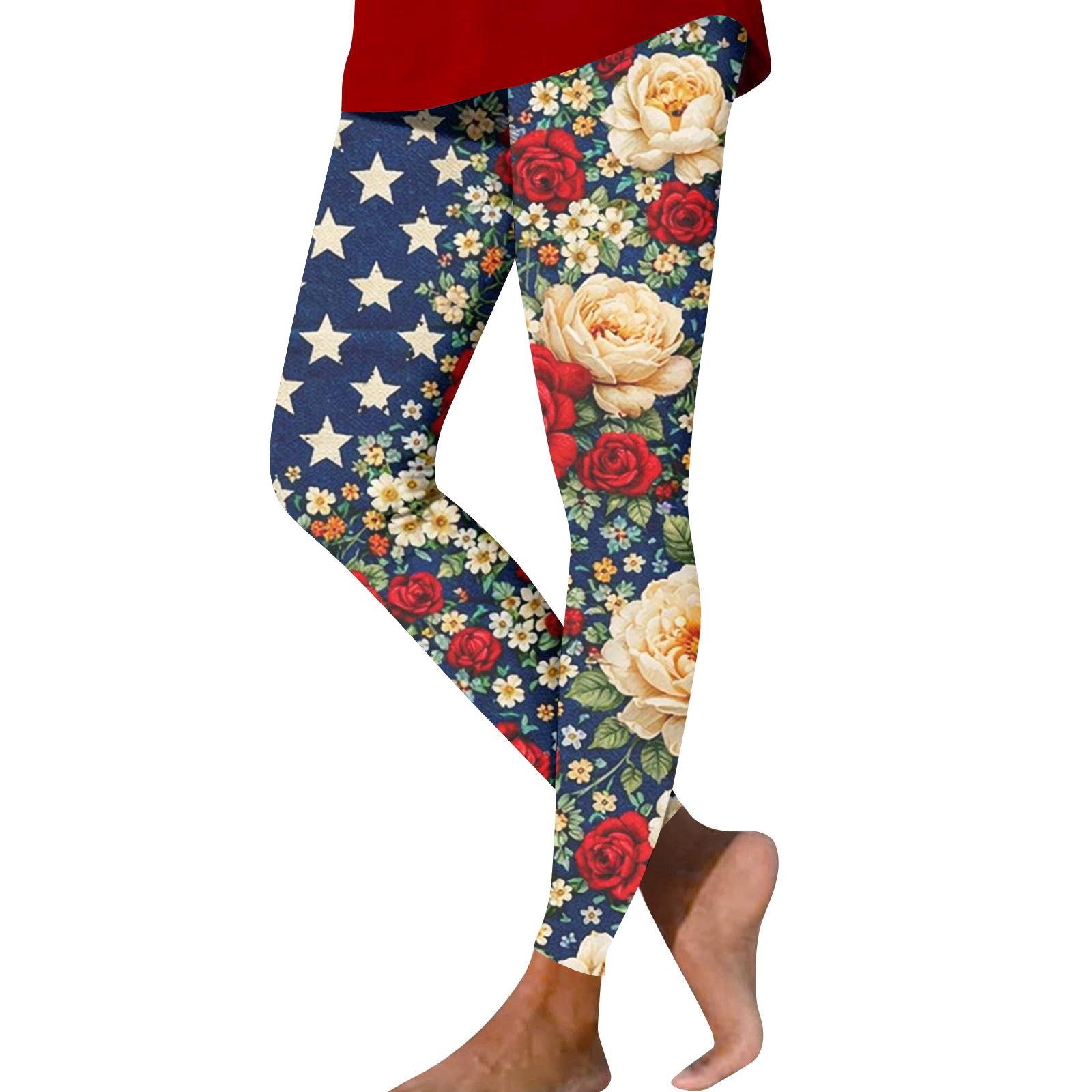 

Women s Fashion Casual Print Straight-Leg Pants Outdoor Printed Slim Yoga Pants L