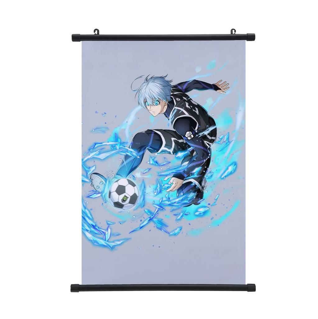 Anime Blue Lock Svitkový Plakát Isagi Yoichi Nagi Seishiro Umělecká Malba Závěsný Plakát Dětské Pokoje Samolepka na Zeď