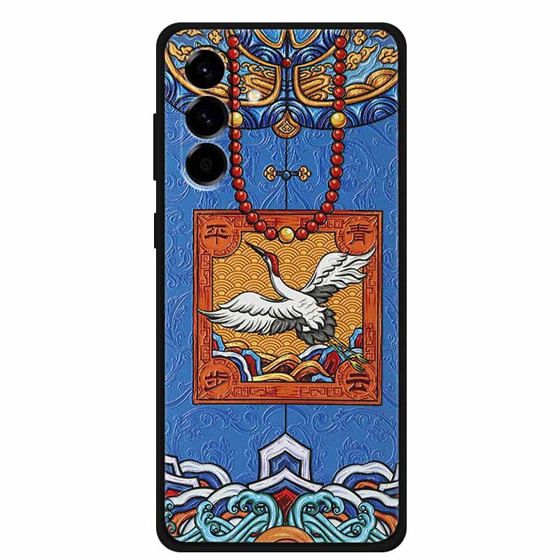 For Samsung Galaxy A37 A57 A17 5G Case Shockproof 3D Relief Emboss Luxury Soft Silicone Cases Cover for Samsung A57 A17 A37 5G