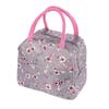 Lunch Bag Carry Holders Containers Rose Pattern Picnic Organizer Container Worker Student Food Storage Bags Carrying Pouches