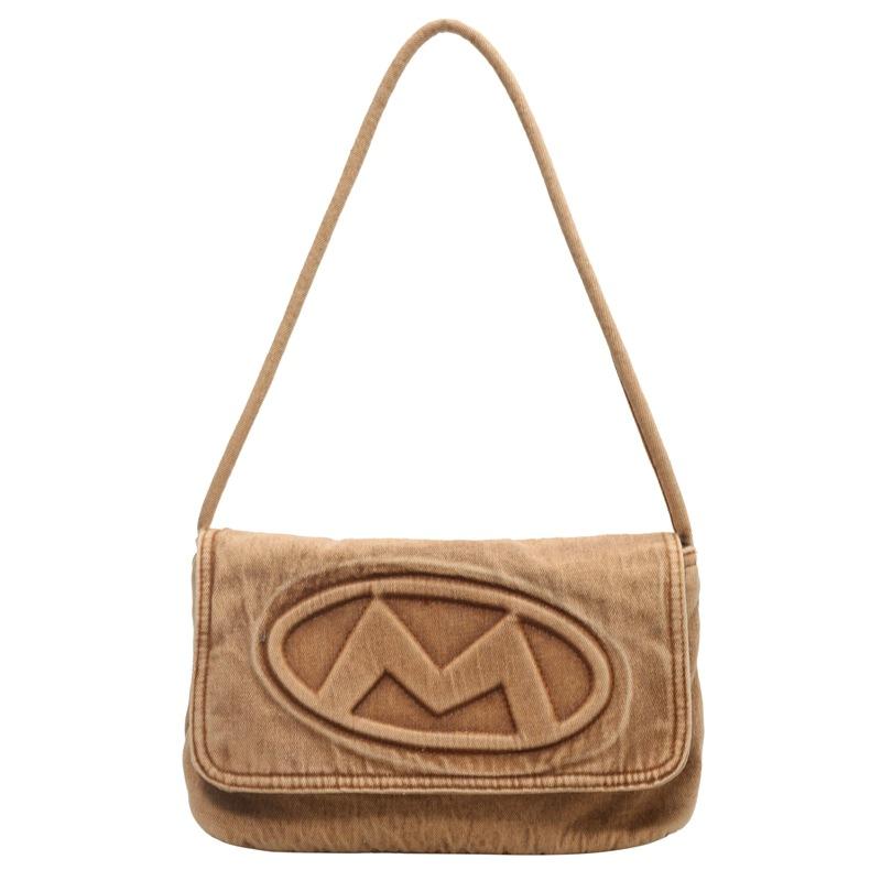 

Джинсовая сумка на плечо, повседневная женская сумка почтальона хаки