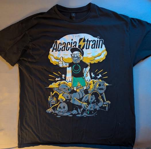 Vtg The Acacia Strain Meets Fallout T Shirt Unisex SA385 S