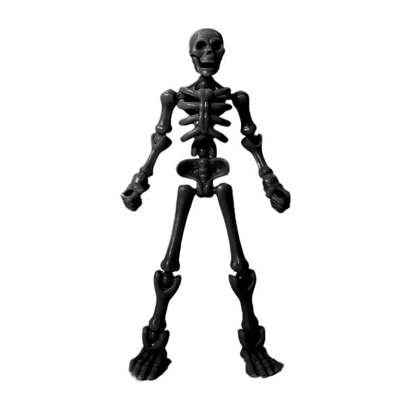 Halloween DIY Skeleton Halloween Party Plastic Skull Decoration For Home Garden Haunted House Props Kids Toy