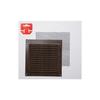 Mřížka s hliníkovou moskytiérou 0.6 Imitace dřeva wenge 150x150mm (G)