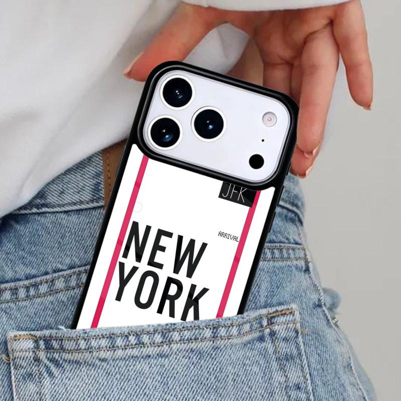 Ins Travel Label Country Customer Phone Case for iPhone 16e 15 14 13 12 17 Pro Max Plus Air 17pro Cover Coque