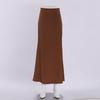 2023 Spring European & American Satin Fishtail A-line Skirt for Women