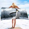 Asciugamani da Spiaggia Uccello Pinguino Asciugatura Rapida Microfibra Morbido e Assorbente Asciugamano da Bagno Viaggio Outdoor Asciugamano da Spiaggia Sovradimensionato Senza Sabbia