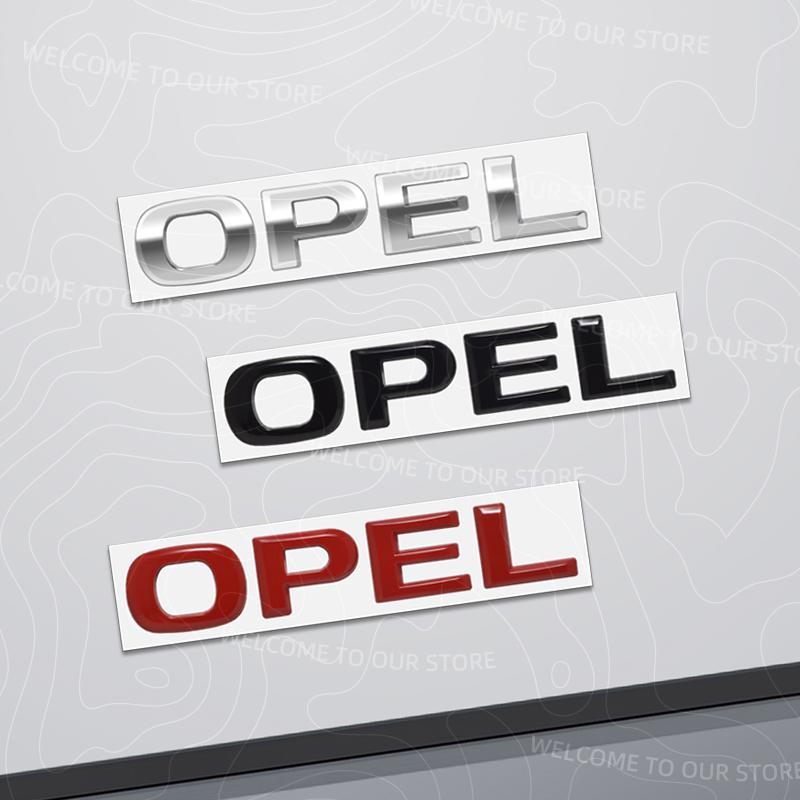 Zinc Alloy For OPEL Corsa Letter Logo OPC Line GTC Vauxhall Car Trunk 3D Metal Emblem Rear Body Badge Sticker Accessories
