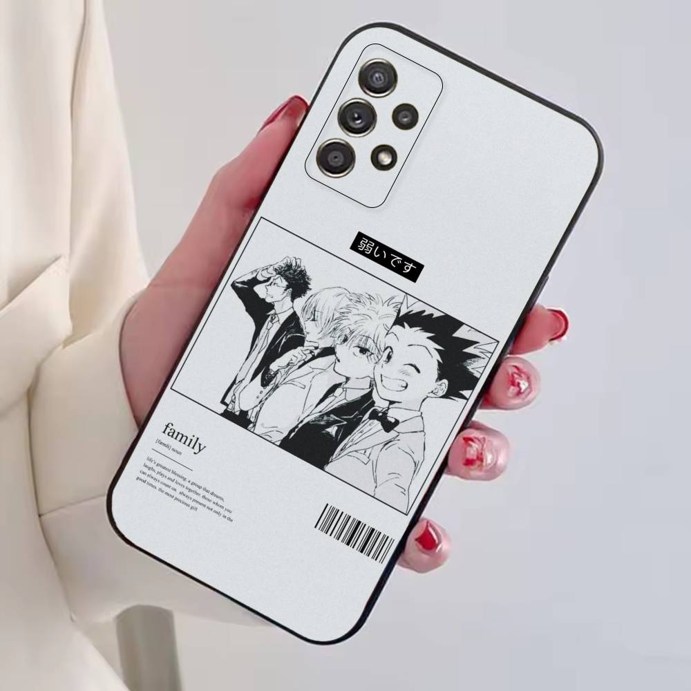 Hunter X Hunter Japanese Manga Phone Case Black Silicone Soft For Samsung S25,S24,S21,S22,S23,S30,Ultra,S20,Plus,Fe,Lite