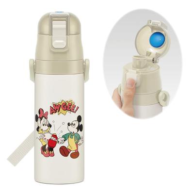 Skater Bouteille d'eau Disney Mickey Mouse Friends Cuisine 470 ml Boisson Directe Bouteille de Sport en Acier Inoxydable et Enfant SDC4-A