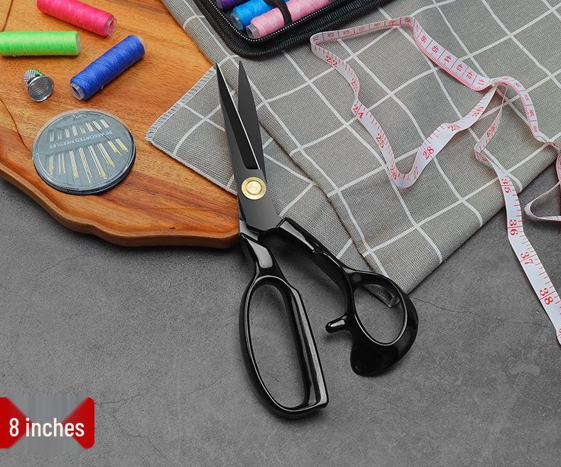 Manganese Steel Forged Tailor Scissors: 8-12 Inch Cloth Cutting