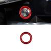 Bright Red Carbon Fiber Car Start Button Decoration For Corvette C8  21 22