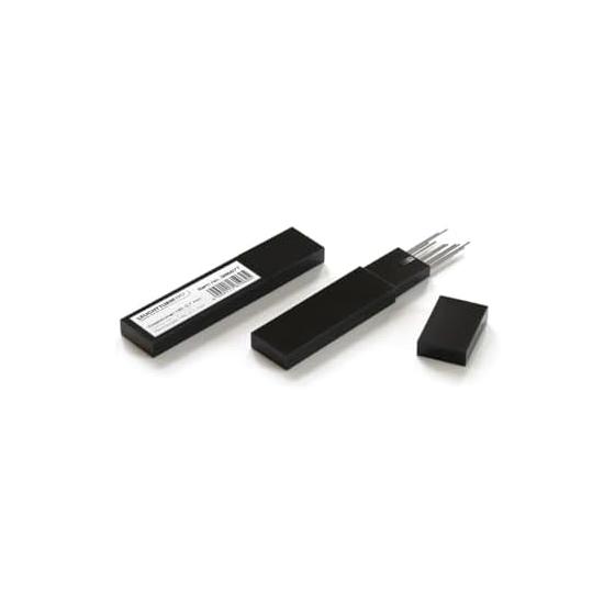 Leuchtturm1917 Mechanical Pencil Refill Lead 0.7mm Drehgriffel No.2 12 Count 366577 Genuine Hexagonal Silhouette Fine Tapered Tip Twist Mechanism