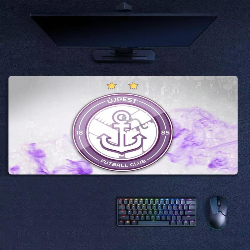 Ujpest FC Print Cushion Non-slip Laptop Tablet Big Mousepad XXL Mat Mini PC Playmat With Lock edge