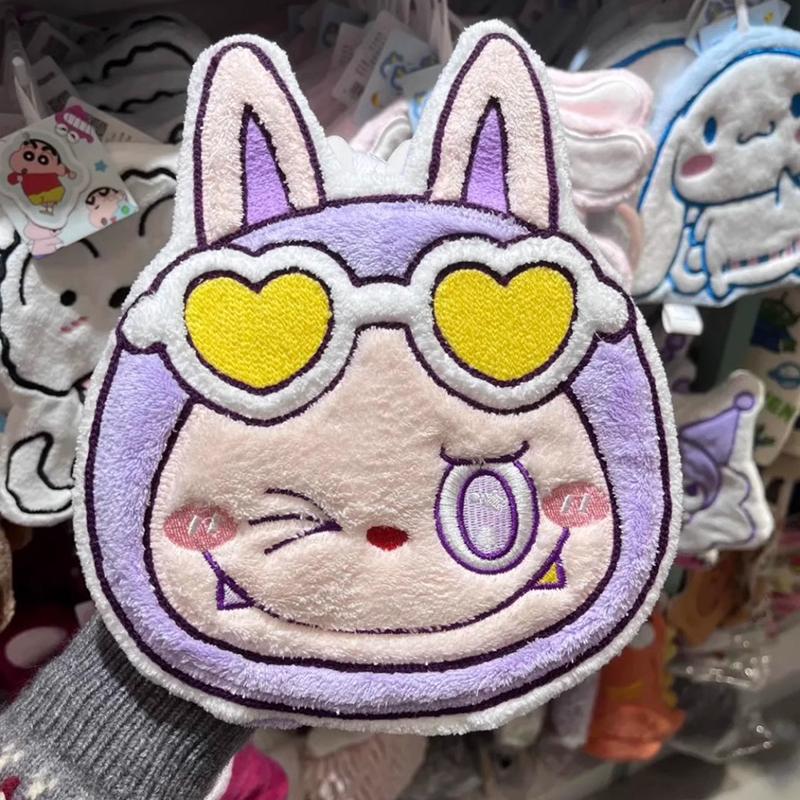 Cute Hand Towels Bathroom Thick Coral Velvet Handkerchief Children Cartoon Absorbent Hanging Towel Kawaii Hand Towel