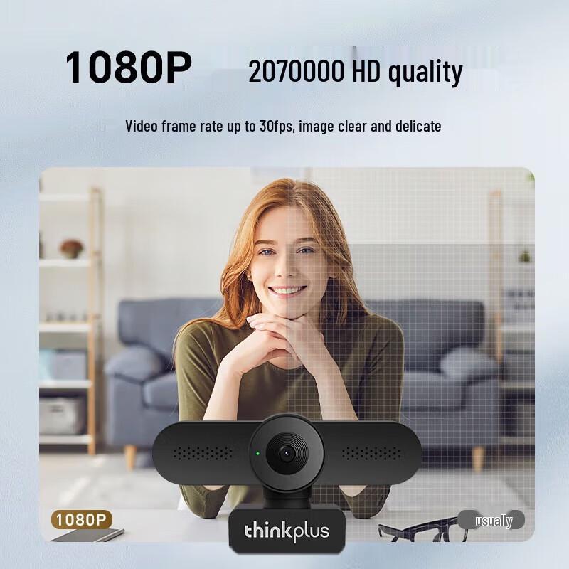 

Lenovo Thinkplus WL22A HD Webcam with Microphone (CN version)