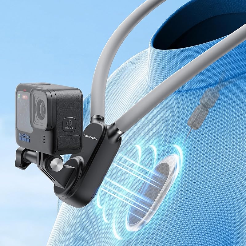 Держатель для телефона на шею для записи - Держатель телефона POV/Vlog, Руки свободны, Селфи-держатель для телефона на шею, Крепление на грудь для видеосъемки для iPhone 16 15 14 13 Android S7MAX w Phone Holder