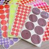 Sortierte Farben Runde Etikettenaufkleber für Geschenke Basteln Handgemacht Schreibwaren Blumenaufkleber Kreis Sträuße Aufkleber