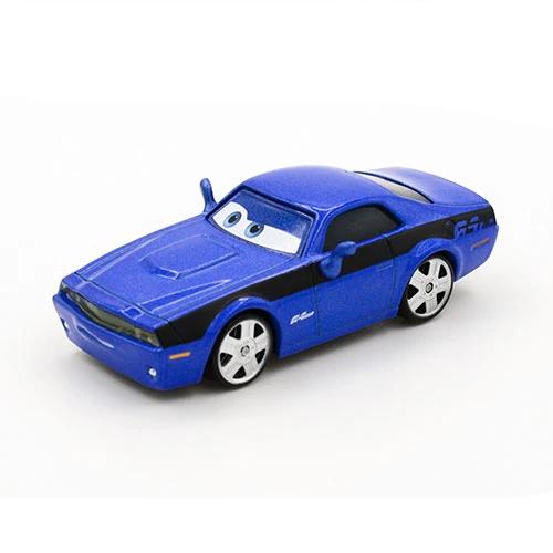Disney Pixar Car 2 Lightning McQueen Finn McMissile Luigi Guido Sheriff Mater Flo 1:55 Die Cast Metal Alloy Children's Toy Car