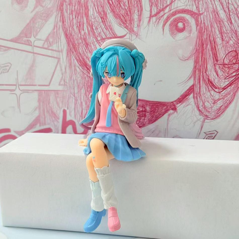 15-20cm Hatsune Miku Game Character Hatsune Cartoon Doll Exquisite Girl Doll Model Toy Home Car Ornament Children Birthday Gift