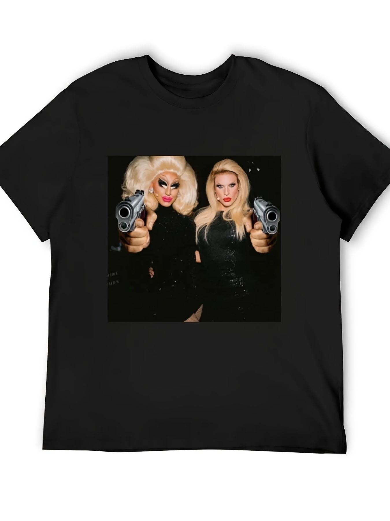 Trixie & Katya - Backstage - Dangerous Woman Meme T-Shirt XXXXL