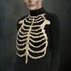 Frame Structure Hollow Skeleton Hollow Bone Costume Prop Funny Skeleton Frame  Cosplay Performance