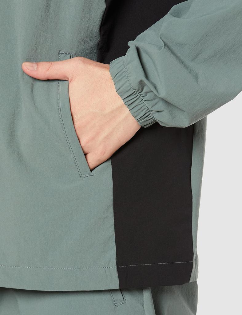 Piste Descente Front Opening with Both Covers MVSP 4WAY Stretch Water Repellent UV Protection Rain L [Move Sports] (UPF50+) DMMWJF11(KHBK)
