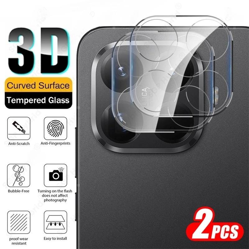 1-3 Stück 3D Ultra HD Kristall gehärtetes Glas Kameraobjektivschutzfolie für Xiaomi 17T 15/14T Pro Rückseite 9H Kratzfest Kameraabdeckung