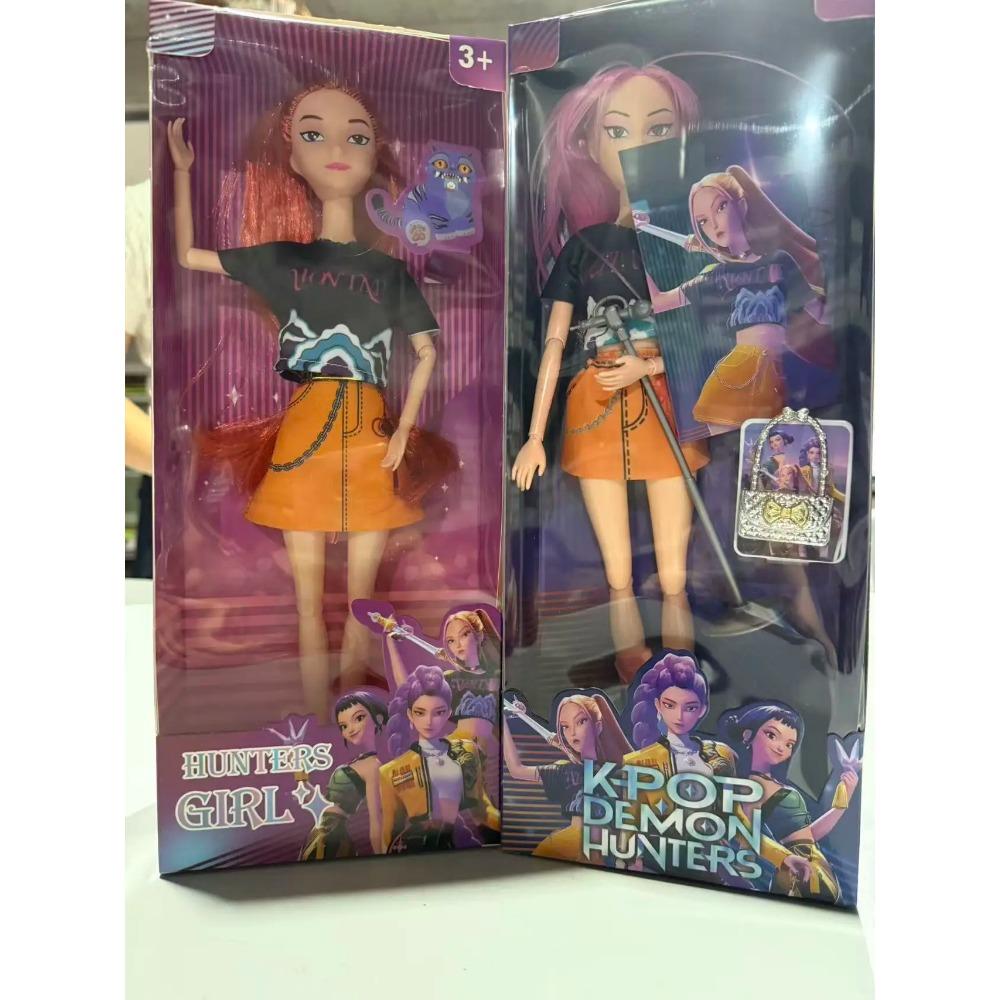Bebek Oyuncakları Kpop İblis Avcıları Aksiyon Figürü Oyuncak Rumi Mira Zoey Güzel Prenses Bebek Bebekler Plastik Kendin Yap Oyuncak Kızlar için