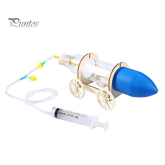 

DIY Air-Powered Car STEM Kit Пластиковая физическая научная игрушка для детей Создайте свой собственный пневматический автомобиль Образовательный инженерный проект Подарок на праздники Sets