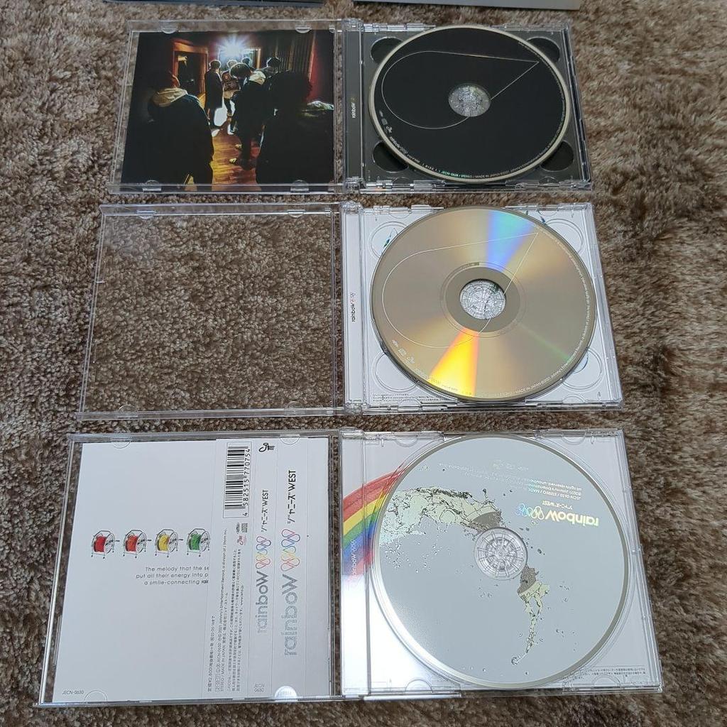 [USED] Johnny's WEST rainboW CD 3 Form Set