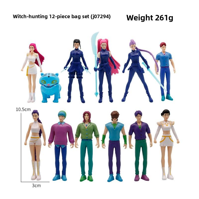 K-Pop New Demon Hunter Girl Group Men's Group Figure Model Blind Box Tide Play Doll Ornament