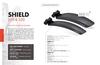 Zefal SHIELD S10 Saddle Fender Mudguard, 85mm, Black, Y-4803