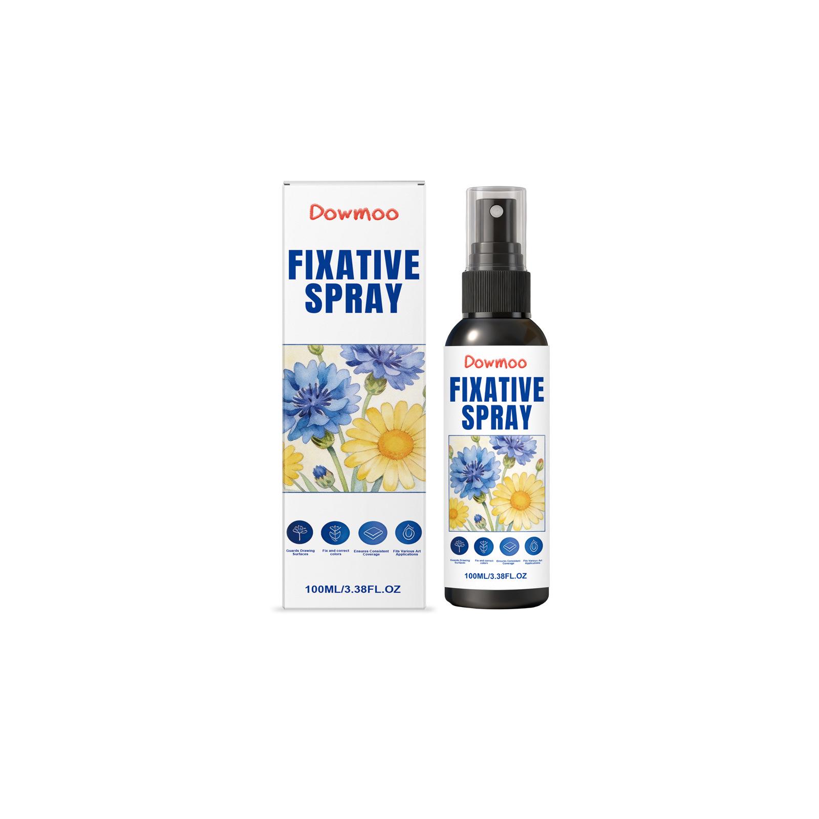 DOWMOO Matte Fixative Spray: Quick-Drying, Non-Reflective Protection for Artworks